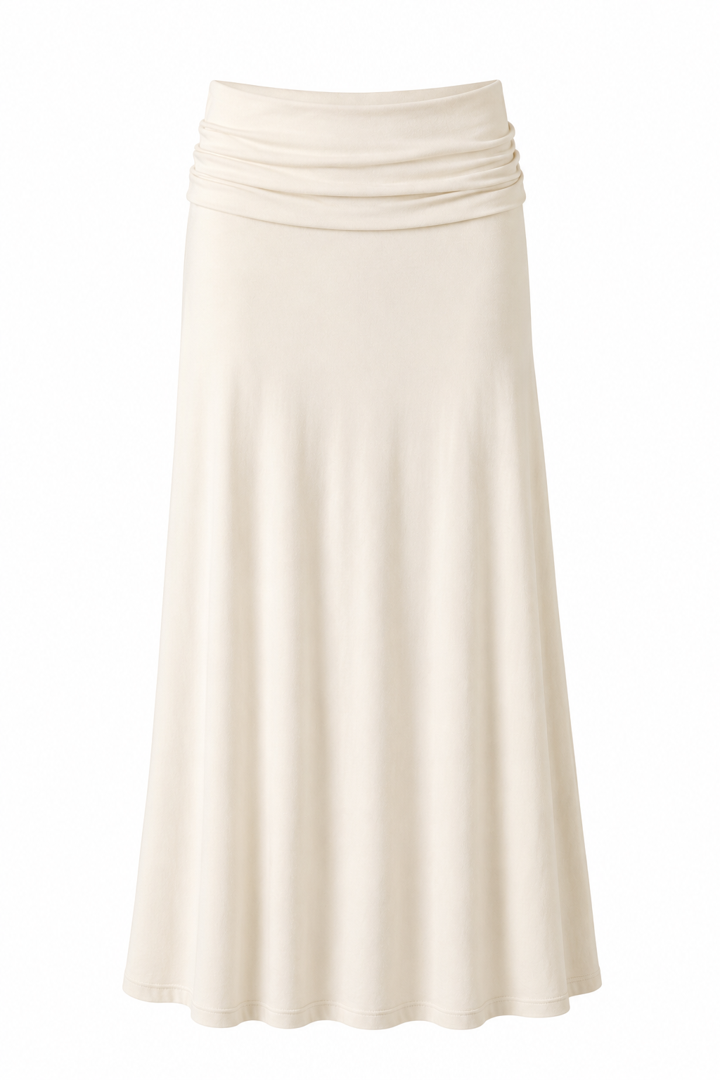 Lugano Maxi Skirt - Vanilla Cream