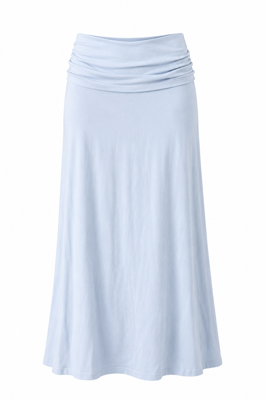 Lugano Maxi Skirt - Sky Blue