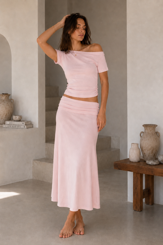 Lugano Top - Sunset Pink