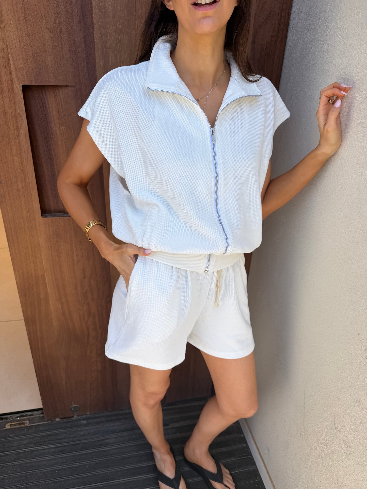 HAMPTON SHORTS Cloud White