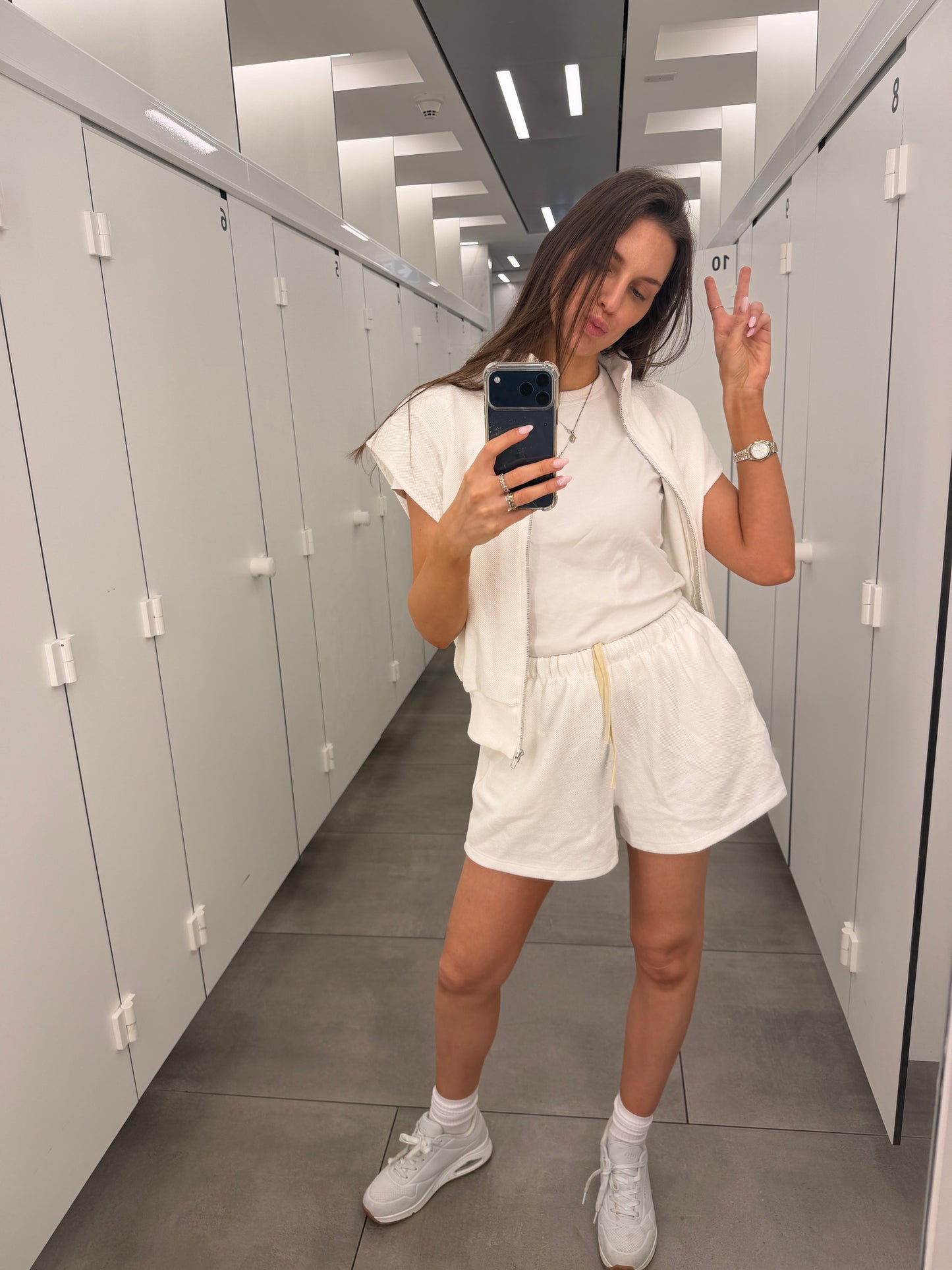HAMPTON SHORTS Cloud White